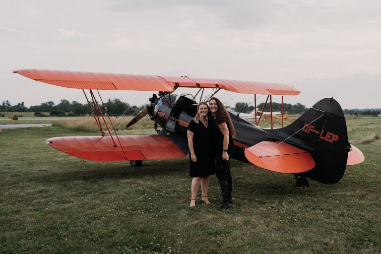 Adventure Elopement Biplane